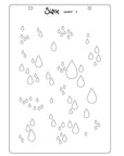 Sizzix - Clear Stamps - Drip, Drip, Drop-ScrapbookPal