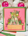 Sizzix - Clear Stamps & Stencils - Cosmopolitan Christmas, Merry and Light-ScrapbookPal