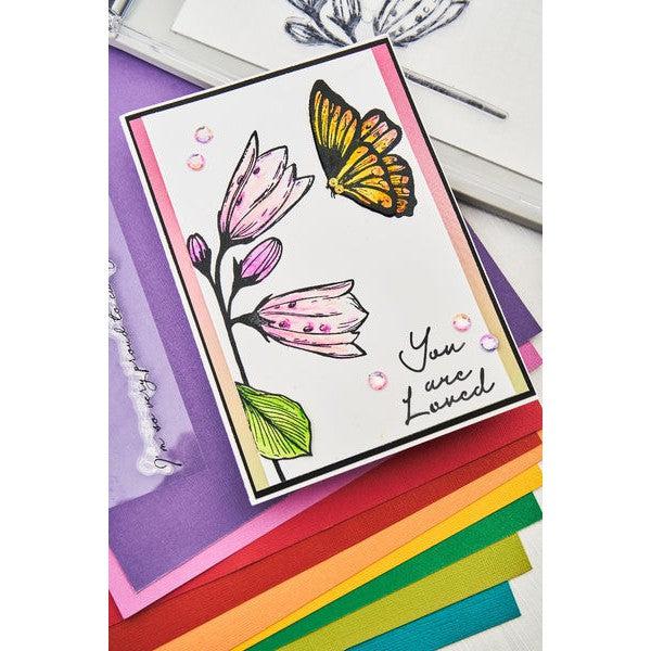 Sizzix - Clear Stamps & Stencils - Cosmopolitan, Farfallina-ScrapbookPal