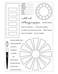 Sizzix - Clear Stamps - Swatch Cards-ScrapbookPal