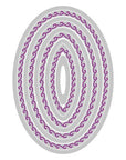 Sizzix - Fanciful Framelits Dies - Clare Classic Ovals-ScrapbookPal
