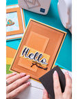 Sizzix - Fanciful Framelits Dies - Fanciful Reversed, Renee Deco Rectangles-ScrapbookPal
