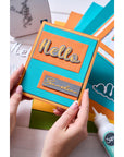 Sizzix - Fanciful Framelits Dies - Fanciful Reversed, Renee Deco Rectangles-ScrapbookPal