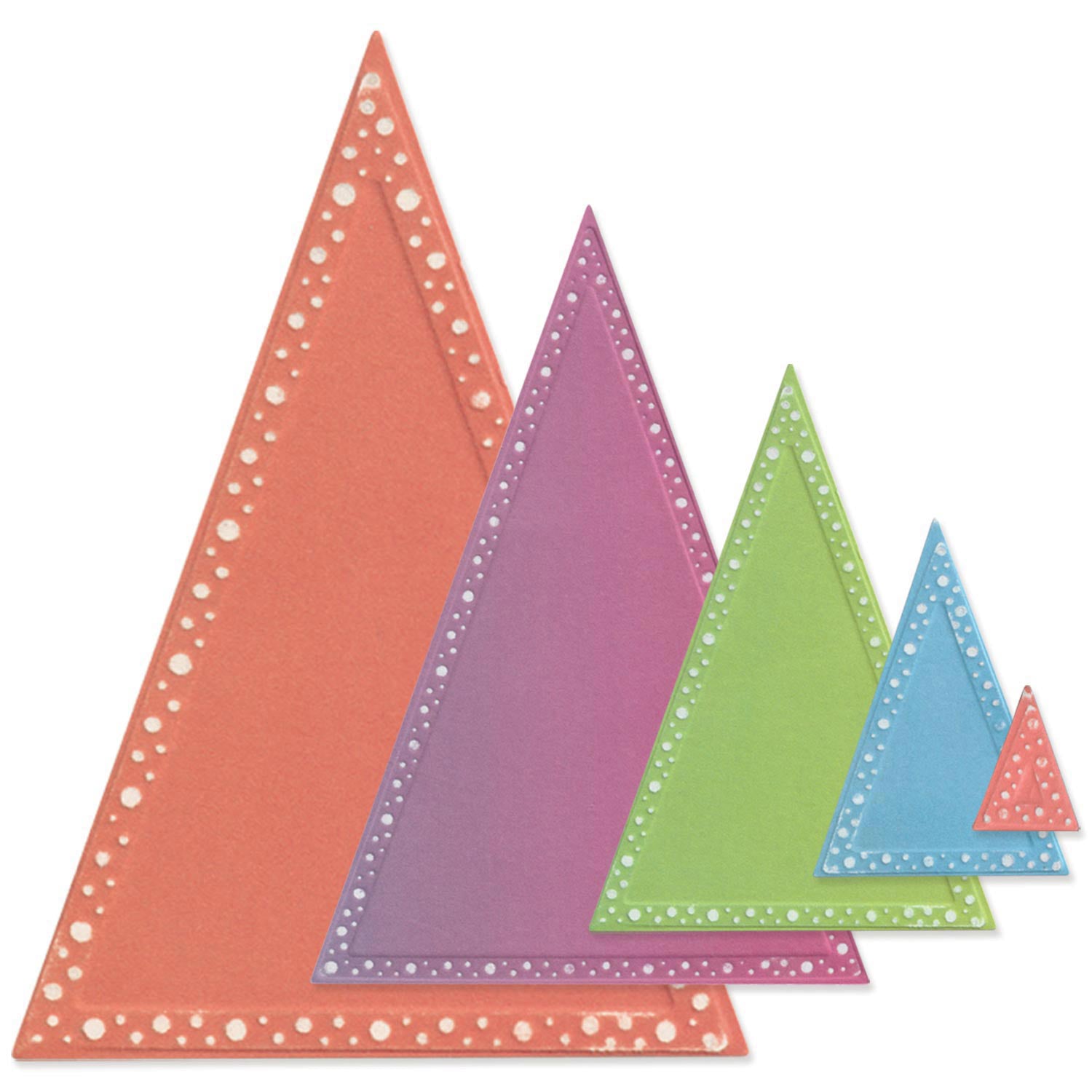 Sizzix - Fanciful Framelits Dies - Patti's Perfect Triangles-ScrapbookPal