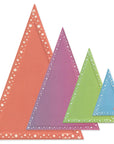 Sizzix - Fanciful Framelits Dies - Patti's Perfect Triangles-ScrapbookPal
