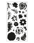 Sizzix - Layered Clear Stamps - Painted Florals-ScrapbookPal