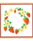 Sizzix - Layered Stencils - Strawberry Wreath-ScrapbookPal