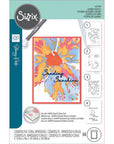 Sizzix - Stencils - Cosmopolitan, Floral Impressions-ScrapbookPal