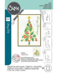 Sizzix - Stencils - Layered Cosmopolitan Christmas, Happy Holidays-ScrapbookPal