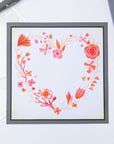 Sizzix - Stencils - Layered Heart Wreath-ScrapbookPal
