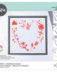 Sizzix - Stencils - Layered Heart Wreath-ScrapbookPal