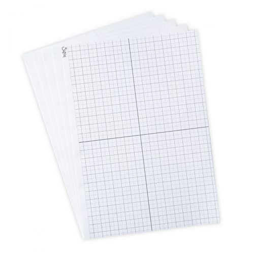 Sizzix - Sticky Grid Sheets - 8 1/4&quot; x 11 5/8&quot;-ScrapbookPal