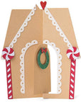 Sizzix - Thinlits Dies - Card, Gingerbread House-ScrapbookPal