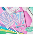 Sizzix - Thinlits Dies - Cosmopolitan, Refined Rays-ScrapbookPal