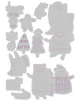 Sizzix - Thinlits Dies - Doodle Christmas-ScrapbookPal
