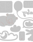 Sizzix - Thinlits Dies - Hello Baby-ScrapbookPal
