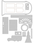Sizzix - Thinlits Dies - Home for Christmas-ScrapbookPal