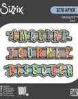 Sizzix - Thinlits Dies - Word Wafers