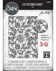 Sizzix - Tim Holtz - 3-D Texture Fades Embossing Folder - Botanical Large-ScrapbookPal