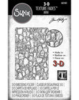 Sizzix - Tim Holtz - 3-D Texture Fades Embossing Folder - Mini Cobblestone-ScrapbookPal