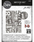 Sizzix - Tim Holtz - 3-D Texture Fades Embossing Folder - Numbered-ScrapbookPal
