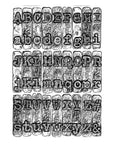 Sizzix - Tim Holtz - 3-D Texture Fades Embossing Folder - Typewriter-ScrapbookPal