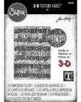 Sizzix - Tim Holtz - 3-D Texture Fades Embossing Folder - Typewriter-ScrapbookPal