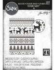 Sizzix - Tim Holtz - Multi-Level Texture Fades Embossing Folder - Holiday Knit-ScrapbookPal