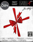 Sizzix - Tim Holtz - Thinlits Dies - Bowtied, Colorize-ScrapbookPal