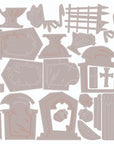 Sizzix - Tim Holtz - Thinlits Dies - Graveyard Colorize - Scratch & Dent-ScrapbookPal