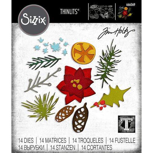 Sizzix - Tim Holtz - Thinlits Dies - Modern Festive-ScrapbookPal