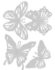 Sizzix - Tim Holtz - Thinlits Dies - Scribbly Butterflies-ScrapbookPal