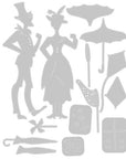 Sizzix - Tim Holtz - Thinlits Dies - The Park-ScrapbookPal
