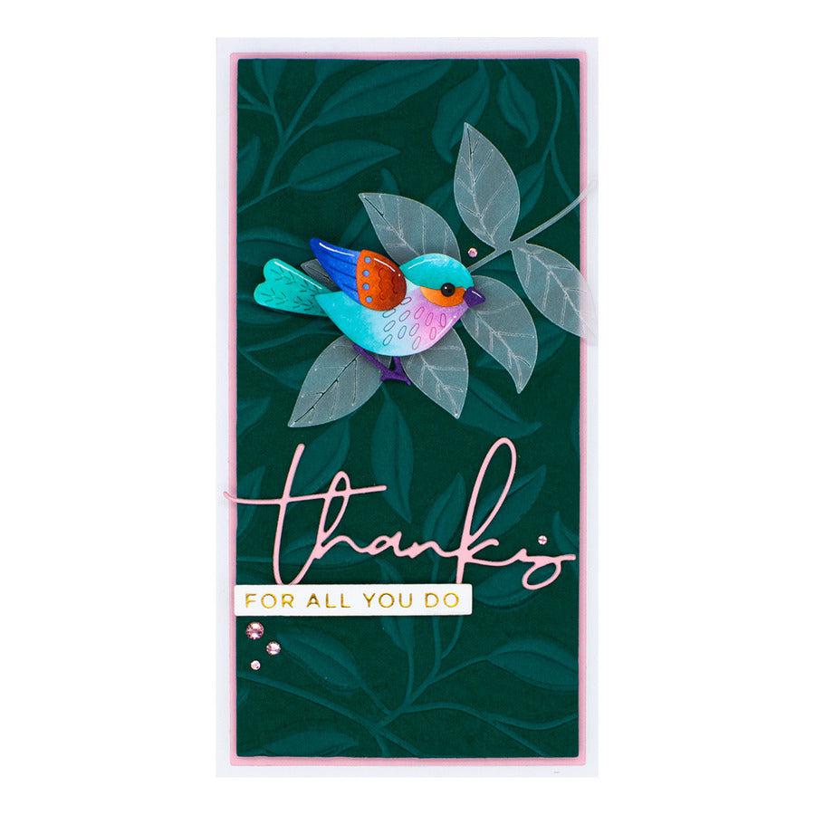Spellbinders - 3D Embossing Folder - Leafy-ScrapbookPal