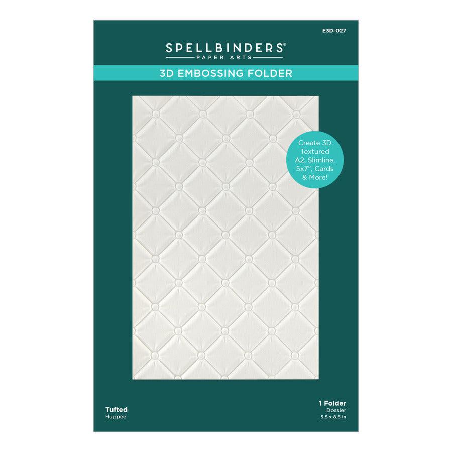 Spellbinders - 3D Embossing Folder - Tufted-ScrapbookPal