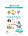 Spellbinders - 3D Felt Décor Summer Collection - Dies - Summer Embellishments-ScrapbookPal