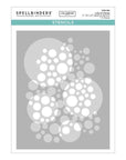 Spellbinders - All About Christmas Collection - Stencils - Lots of Circles-ScrapbookPal