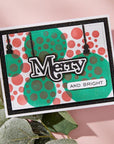 Spellbinders - All About Christmas Collection - Stencils - Lots of Circles-ScrapbookPal