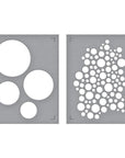 Spellbinders - All About Christmas Collection - Stencils - Lots of Circles-ScrapbookPal
