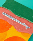 Spellbinders - All My Senses Collection - Letterpress + Foil Plate & Cut - All My Senses Sentiments-ScrapbookPal