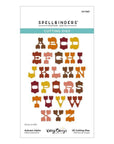 Spellbinders - Autumn Archives Collection - Dies - Autumn Alpha-ScrapbookPal