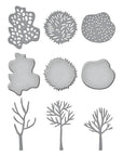 Spellbinders - Autumn Archives Collection - Dies - Changing Trees-ScrapbookPal