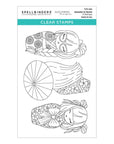 Spellbinders - Autumn in Kyoto Collection - Clear Stamps - Autumn in Kyoto-ScrapbookPal