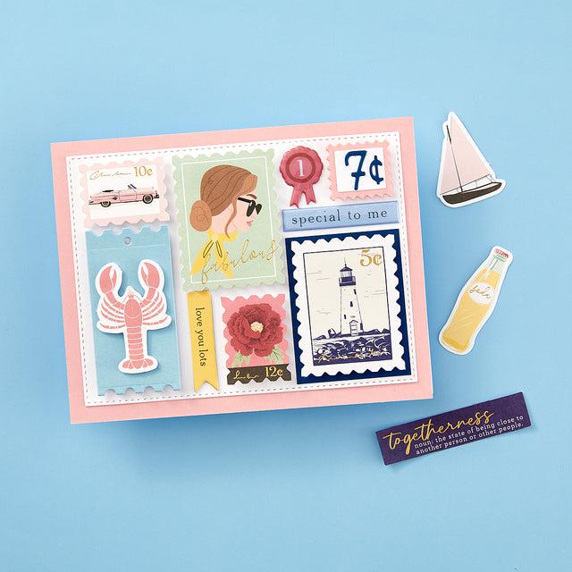 Spellbinders - Bayfair Collection - Dies - Nested Postage-ScrapbookPal