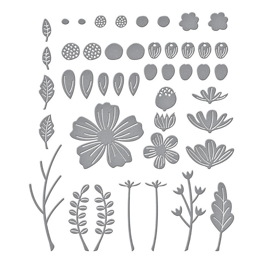 Spellbinders - Be Bold Collection - Dies - Be Bold Blooms-ScrapbookPal