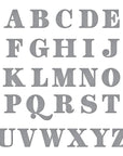 Spellbinders - Be Bold Collection - Dies - Be Bold Uppercase Alphabet-ScrapbookPal
