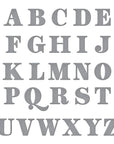 Spellbinders - Be Bold Collection - Dies - Be Bold Uppercase Alphabet-ScrapbookPal