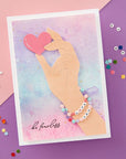Spellbinders - Beads of Friendship Collection - Clear Stamps & Dies - Bestie Alphabet Beads & Sentiments-ScrapbookPal
