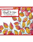 Spellbinders - Beautiful Backgrounds Collection - Cling Stamps - Stampendous Leafy Lines-ScrapbookPal