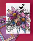 Spellbinders - Beautifully Imperfect Collection - Clear Stamps & Dies - Sculpted Scripted Floral-ScrapbookPal
